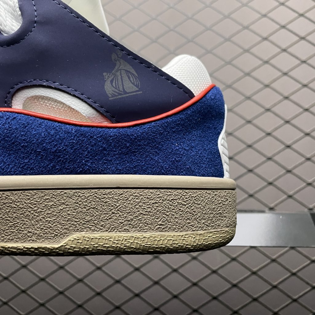 LANVIN CURB series casual sneakers Bread shoes Major Internet celebrities crazy feet Original 1:1 mold opening heavy process production The fabric is made of imported cow frosted environmentally friendly cow reverse velvet Golden steel mesh fabric Soft and breathable space cotton fabric inside Original mold open mold two-color TPU outsole Size: 35 36 37 38 39 40 41 42 43 44 45 Item No: 41UPOI201