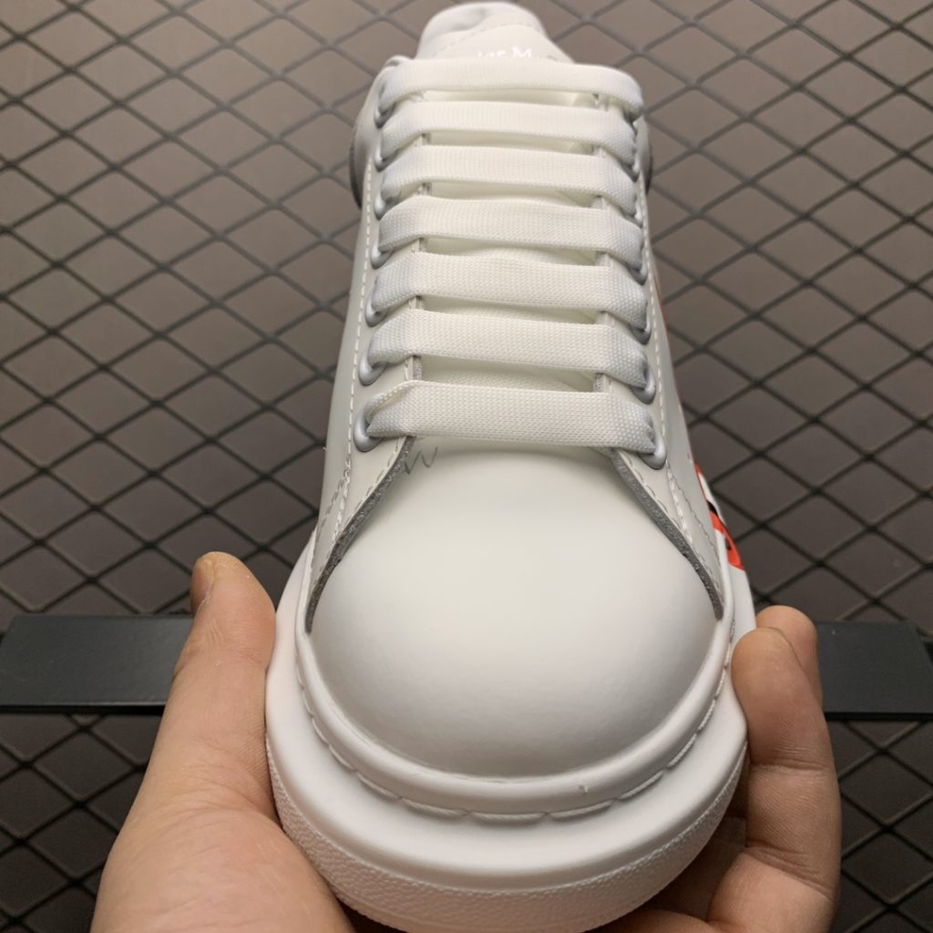 Alexander McQueen Thick Sole Casual Sports Shoes Fabric Imported Topcoat Cowhide Inner Lining Imported Sheepskin Fully Handmade Perforated insole Made of High Density Latex and Sheepskin Size: 35 36 37 38 39