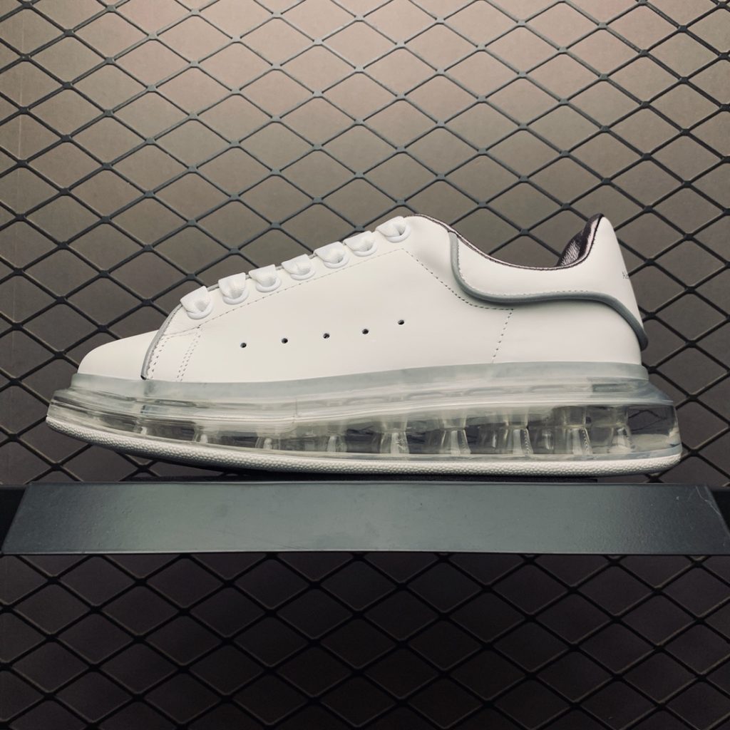 Alexander McQueen Spring/Summer 2019 New Full-length Air Cushioned Retro Casual Sports Shoes True Air Pressure Air Cushioned Footfeel Rebound Machine Extremely Official Full Shoes Imported Silk Matte Cowhide Water Dyed Sheepskin Inner Lining Cowhide Pads Original Open Pattern outsole Ultimate Comfort Size: 35 36 37 38 39 40 41 42 43 44