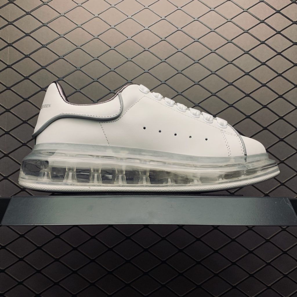 Alexander McQueen Spring/Summer 2019 New Full-length Air Cushioned Retro Casual Sports Shoes True Air Pressure Air Cushioned Footfeel Rebound Machine Extremely Official Full Shoes Imported Silk Matte Cowhide Water Dyed Sheepskin Inner Lining Cowhide Pads Original Open Pattern outsole Ultimate Comfort Size: 35 36 37 38 39 40 41 42 43 44