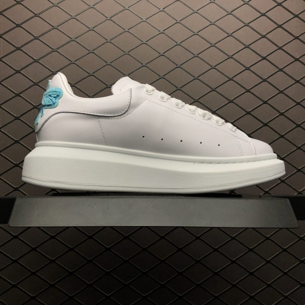 Alexander McQueen Sole Sneakers Low Top Fashion Thick Sole Casual Shoes Size: 35 36 37 38 39 40 4CM Tall MD Sole Lining High Quality Pig Skin Pads for Comfort
