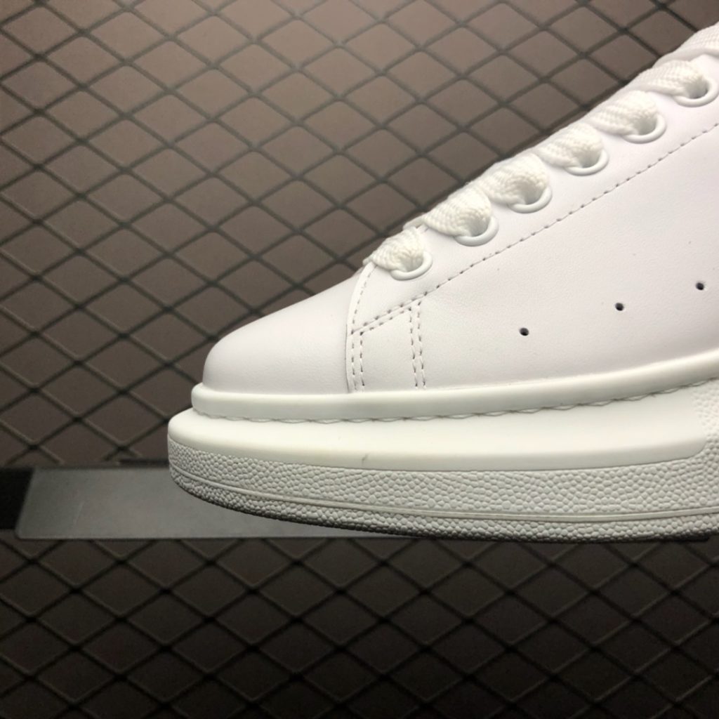 Alexander McQueen Sole Sneakers Low Top Fashion Thick Sole Casual Shoes Size: 35 36 37 38 39 40 4CM Tall MD Sole Lining High Quality Pig Skin Pads for Comfort