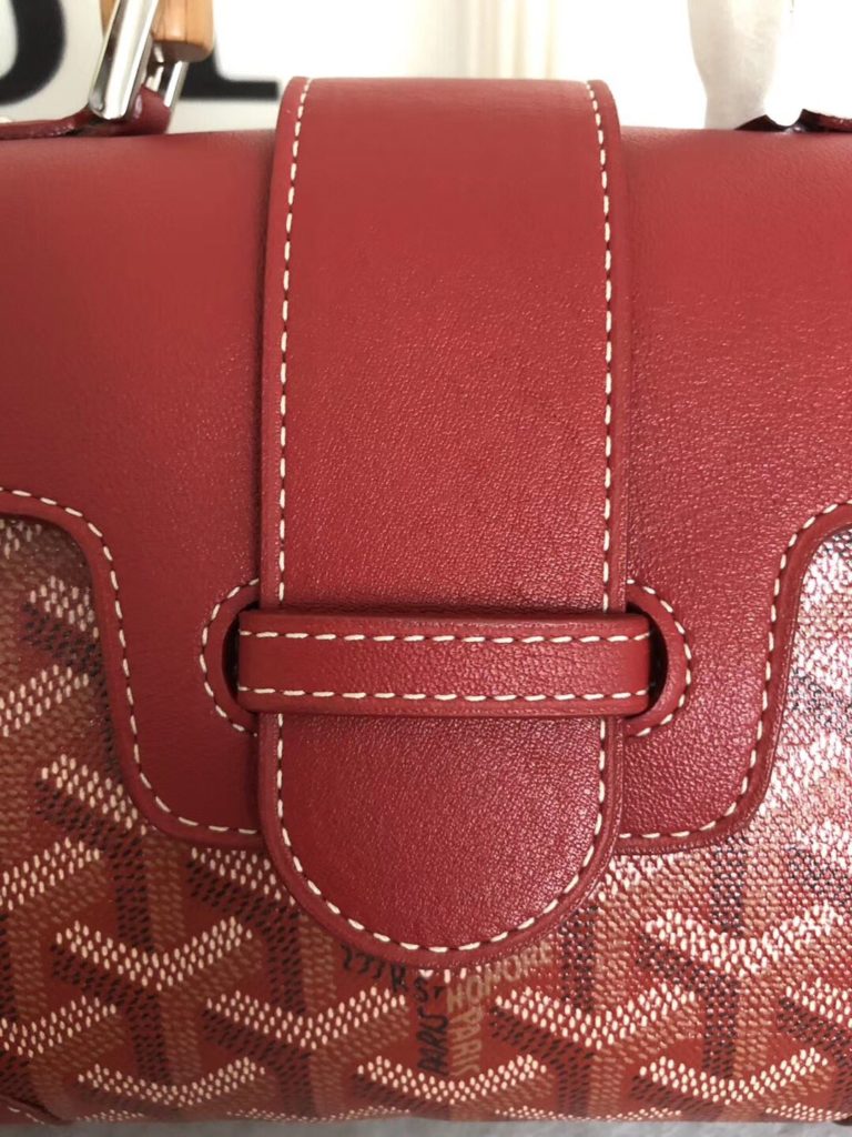 Top level original 🔝💘 Goyard 💘 Saigon bag, customized high-grade linen fabric with imported cowhide, delicate handle, light weight, wear-resistant handbag, with imported sewing, has a unique wrist design, which is exactly the same as the counter, 22 * 15 * 9