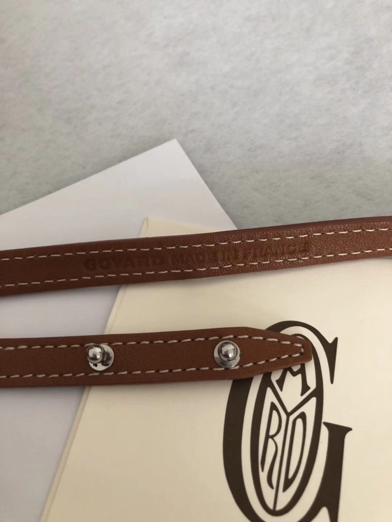 Top level original 🔝💘 Goyard 💘 Saigon bag, customized high-grade linen fabric with imported cowhide, delicate handle, light weight, wear-resistant handbag, with imported sewing, has a unique wrist design, which is exactly the same as the counter, 22 * 15 * 9