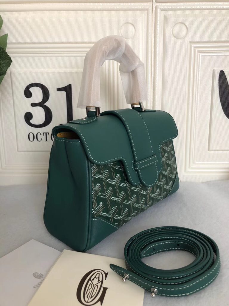 Top level original 🔝💘 Goyard 💘 Saigon bag, customized high-grade linen fabric with imported cowhide, delicate handle, light weight, wear-resistant handbag, with imported sewing, has a unique wrist design, which is exactly the same as the counter, 22 * 15 * 9