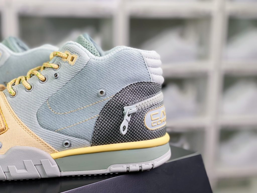CACTUS CORP Γ Nike Nike Air Trainer 1 Travis Scott TS Barb Co branded Detachable Overlay Retro High Top Casual Training Shoe Blue DR7515-00110-DK brand factory CACTUS CORP Γ Nike Nike Air Trainer 1 Travis Scott TS Barb Co branded Detachable Overlay Retro High Top Casual Training Shoe Blue DR7515-00110
