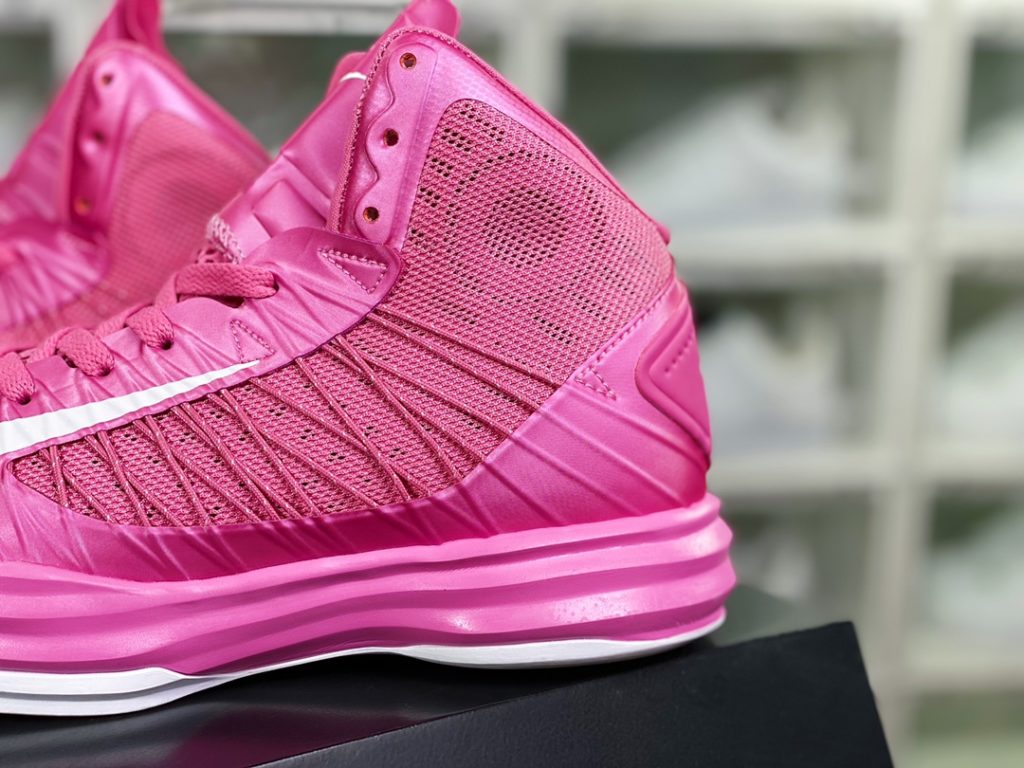 Lunar Hyperdunk HD2012 High Top Combat Basketball Shoe White Pink 10-DK brand factory Lunar Hyperdunk HD2012 High Top Combat Basketball Shoe White Pink 10