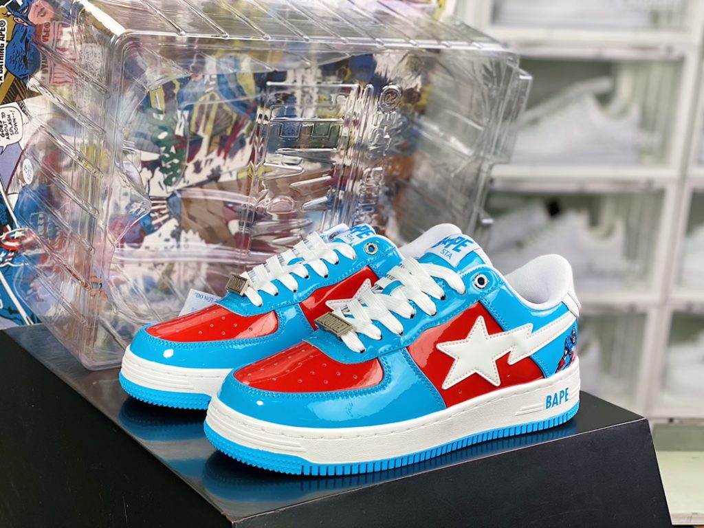 A Bathing Ape Comfort Ape BAPE Sta Low Sparkling Star Series Low Top Classic Retro Casual Sports Board Shoe A Bathing Ape Comfort Ape BAPE Sta Low Sparkling Star Series Low Top Classic Retro Casual Sports Board Shoe