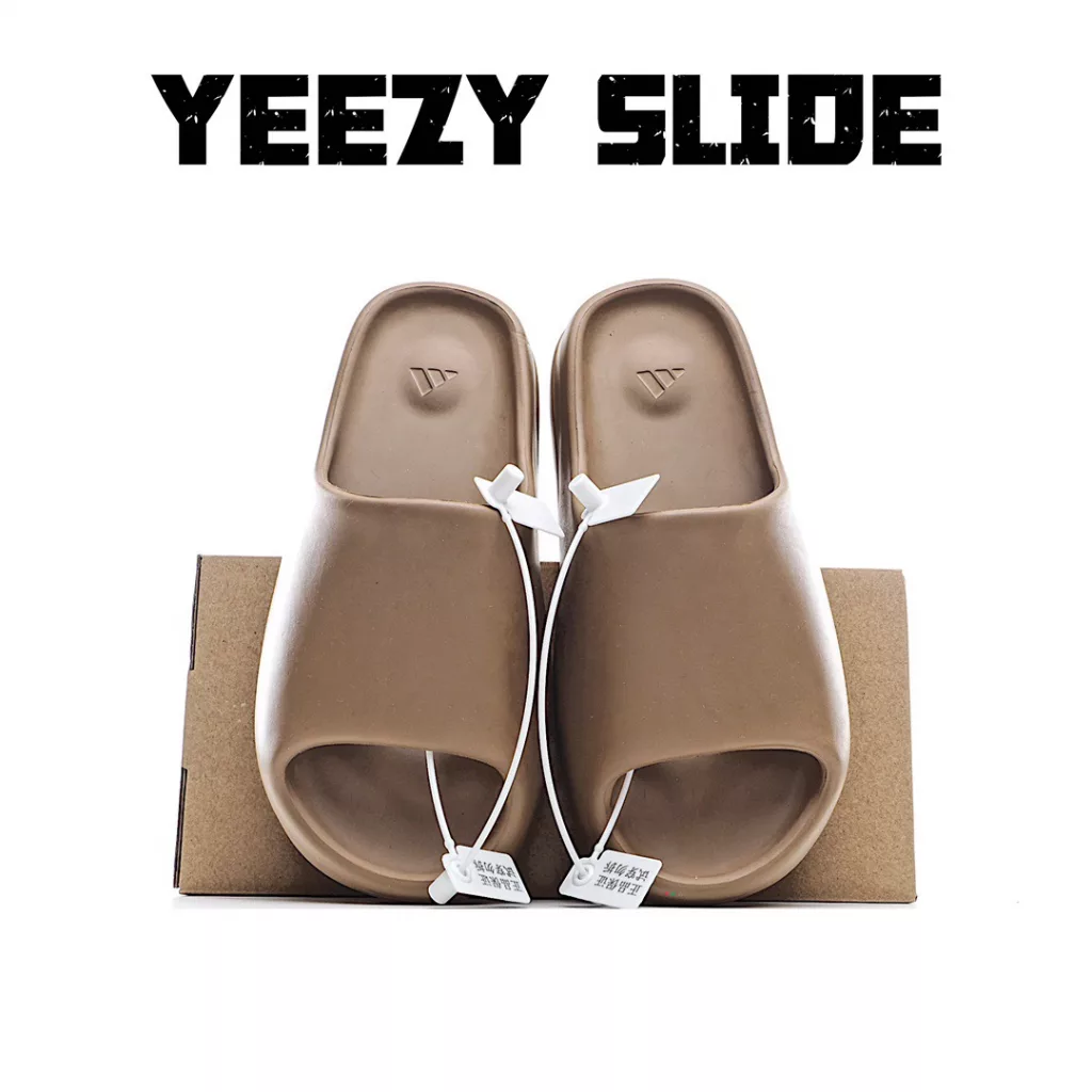 Genuine YEEZY SLIDE Coconut Slippers Original Factory New Material Rice uses the original MD full set of molds to create the original standard, original ink full set, original last synchronous company goods, full set of private molds up to 47 in line with human body design 9