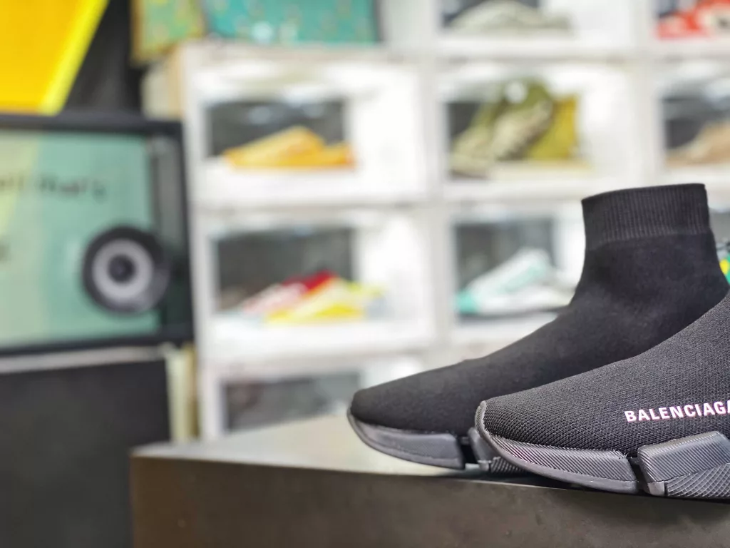 Balenciaga Speed 2.0 Original Knitted Cotton Socks and Shoes 20S Autumn/Winter New Product Launch Pure Original Version Logo Never Drops Word Right Toe with NFC Sensing Chip Hot Melt Internal Label # ZP Original Shoe Exploded # M10