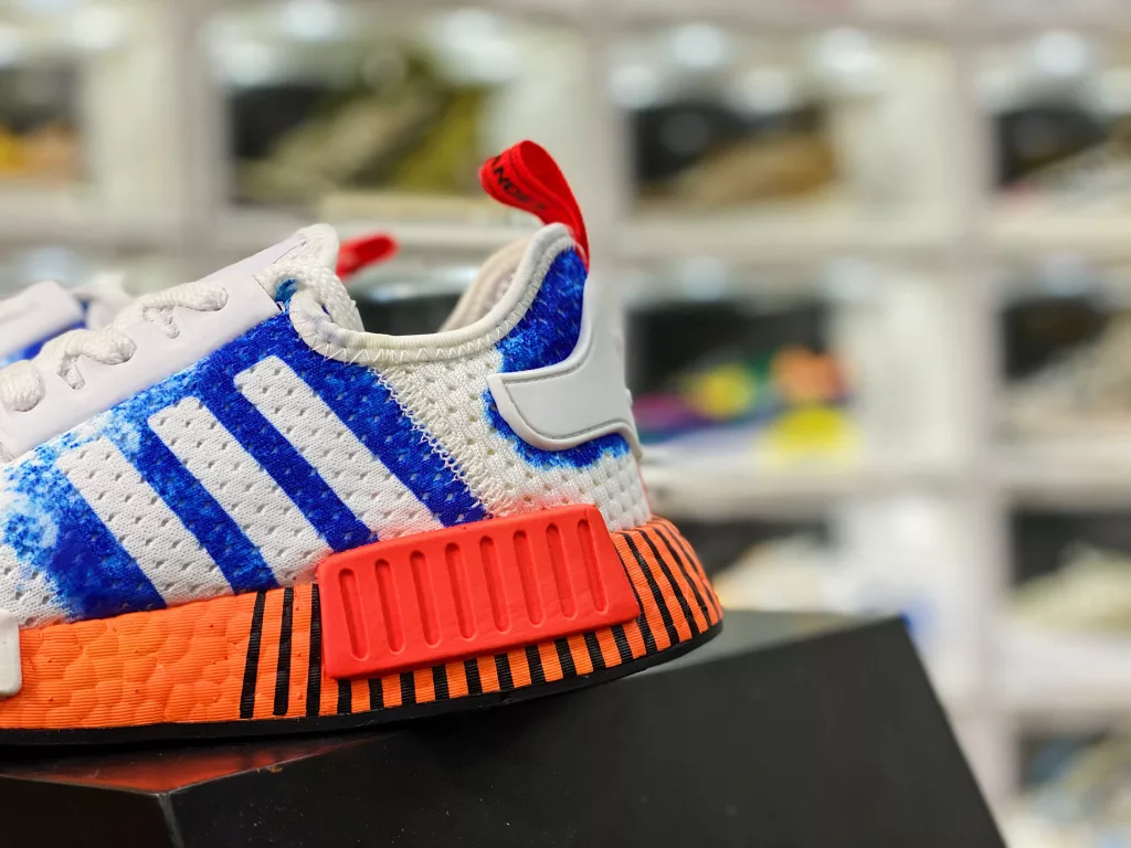 Classic remanufactured version # Genuine and authentic materials for men and women's shoes # Full length Boost+stability module ❗ Classic color scheme, Adidas adidas Clover Originals NMD_ R1 Primeknit 