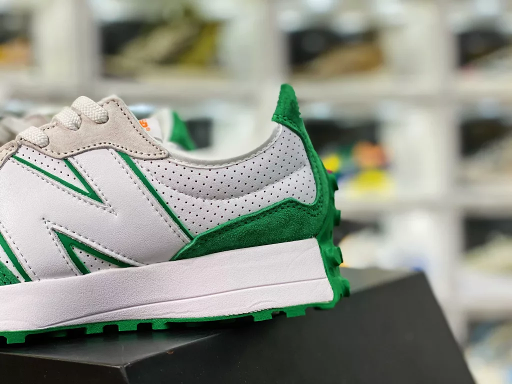 New Balance 327 series dual color patchwork men's and women's sports and leisure running shoes MS327LAB10