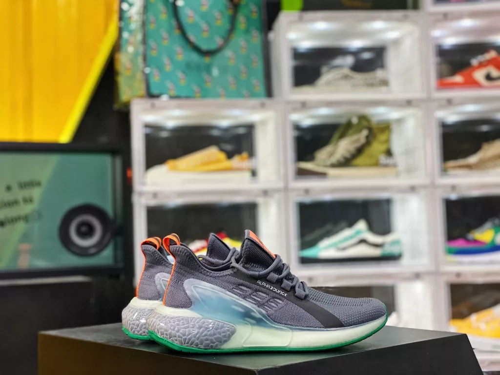 Adidas/Adidas AlphaBounce Beyond m Alpha Knitted Popcorn Sole with True Shitting Feel for Casual Running Shoes 3M Reflective Item Number: CG340210
