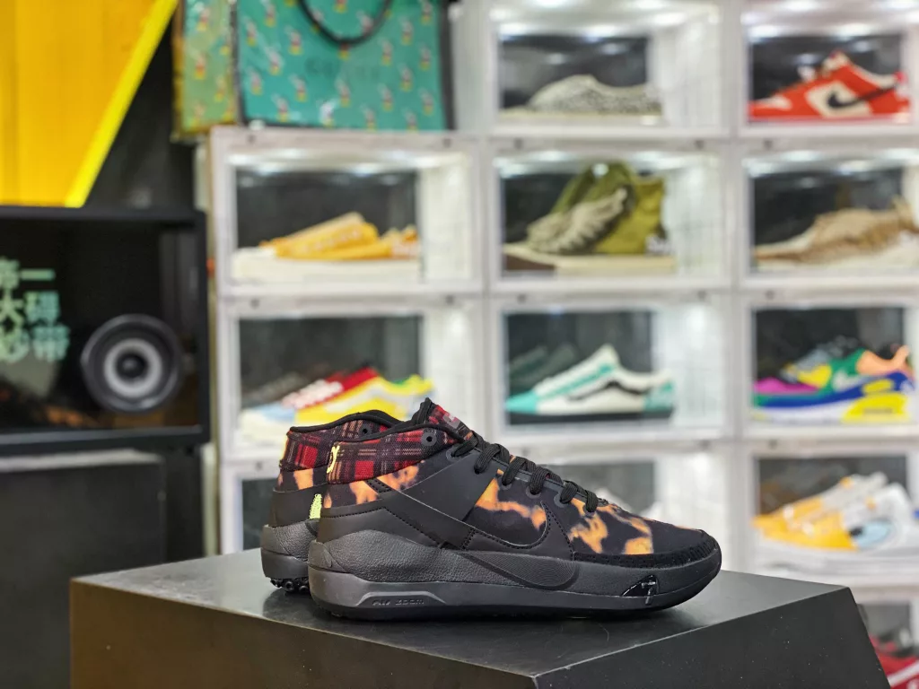 Men's shoes are made in standard half size system # Upgraded with lighter and thinner breathable mesh material # Full length Zoom Air pull up midsole and forefoot Zoom Air unit ❗ Basketball Star color scheme! KD13 officially released, Nike KD 13 EP 