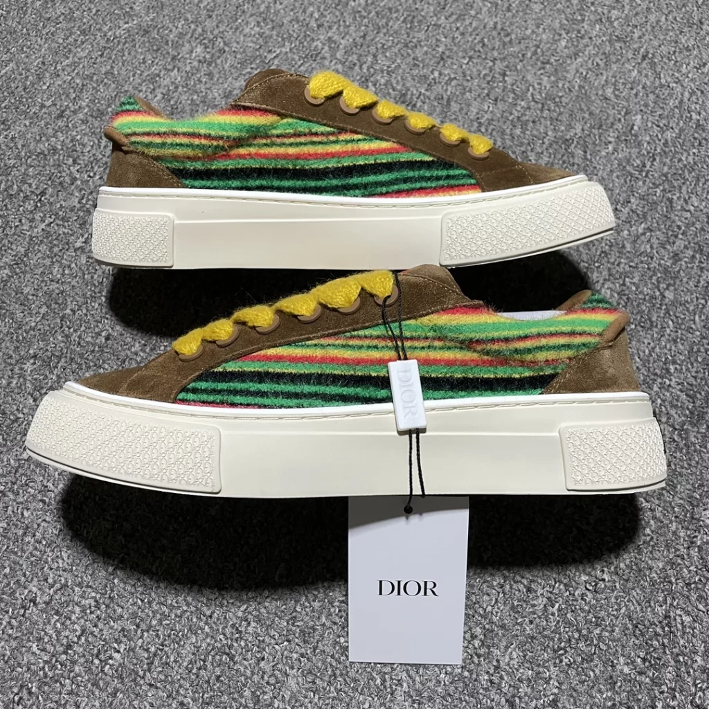 Dior x Denim Tears 23ss co-branded B33 series round head casual sneakers Size: 39-45