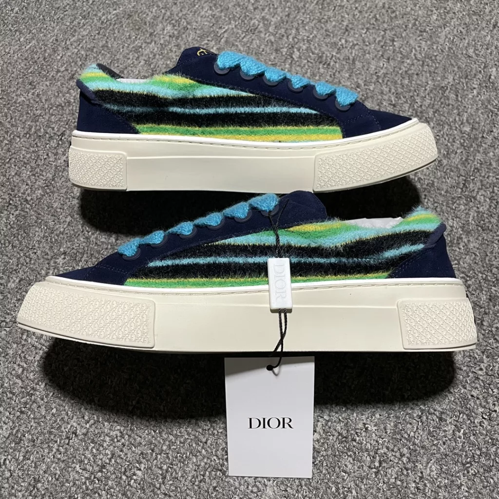 Dior x Denim Tears 23ss co-branded B33 series round head casual sneakers Size: 39-45