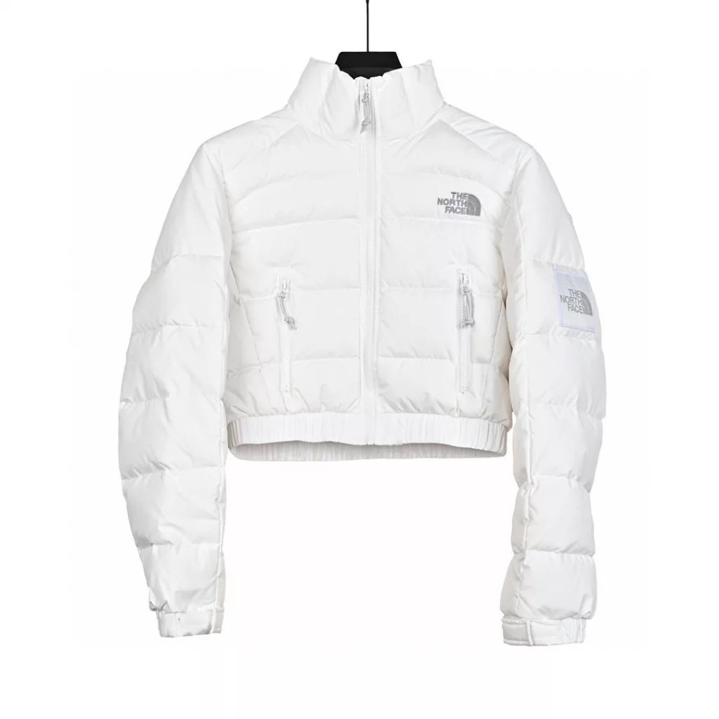𝐓𝐡𝐞 𝐍𝐨𝐫𝐭𝐡 𝐅𝐚𝐜𝐞 𝟐𝟑𝐅𝐖 North𝐍𝟏𝟔 American short striped patchwork down jacket