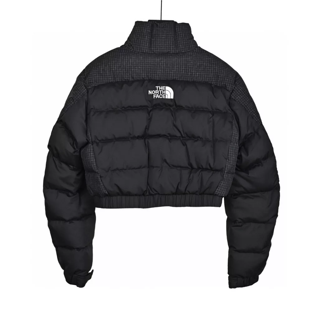 𝐓𝐡𝐞 𝐍𝐨𝐫𝐭𝐡 𝐅𝐚𝐜𝐞 𝟐𝟑𝐅𝐖 North𝐍𝟏𝟔 American short striped patchwork down jacket