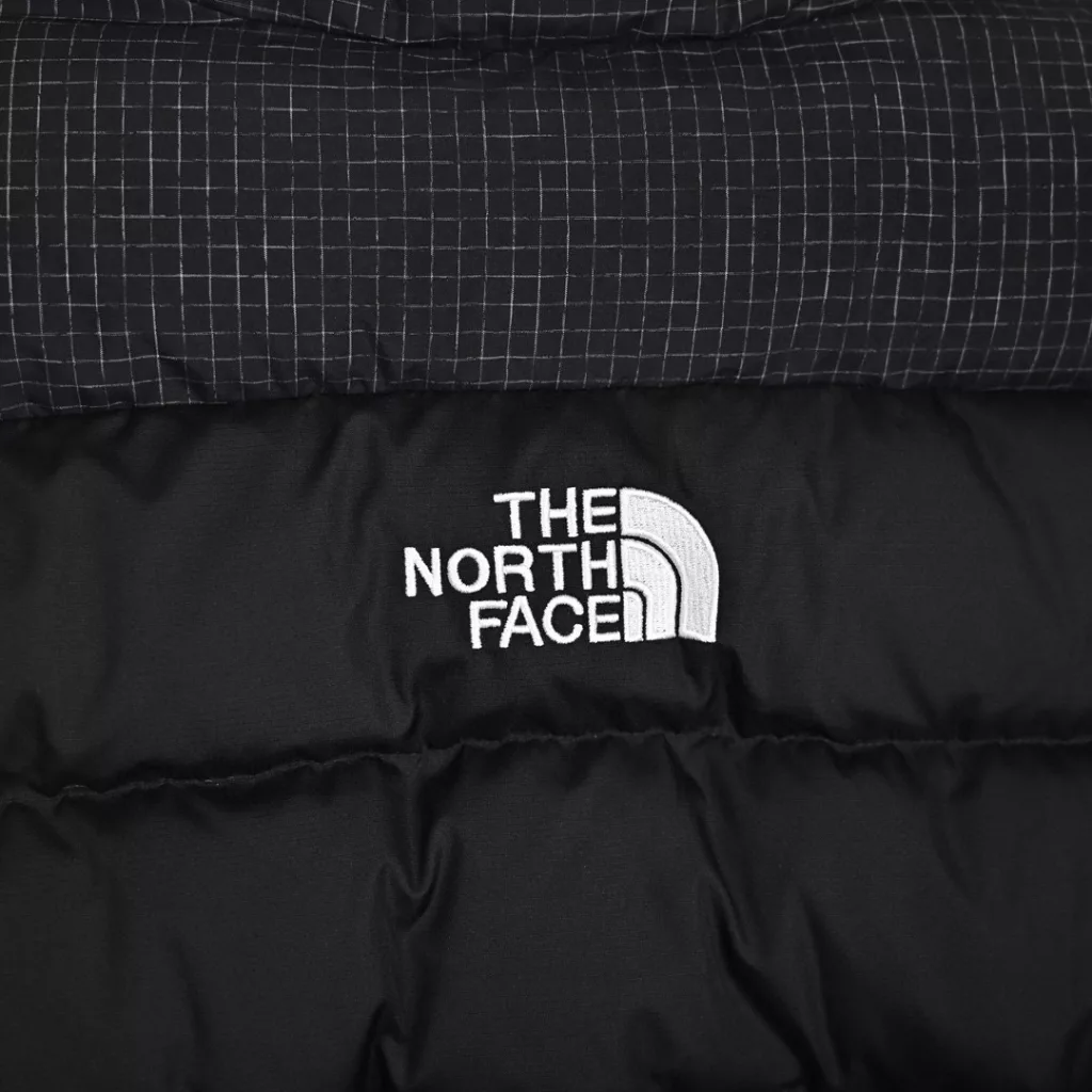 𝐓𝐡𝐞 𝐍𝐨𝐫𝐭𝐡 𝐅𝐚𝐜𝐞 𝟐𝟑𝐅𝐖 North𝐍𝟏𝟔 American short striped patchwork down jacket