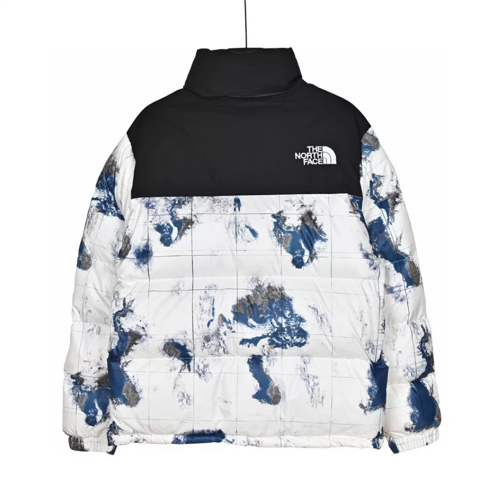 𝐓 𝐡 𝐞 𝐍 𝐨 𝐫 𝐭 𝐡 𝐅 𝐚 𝐜 𝐞 tie-dye printing logo1992 armbands 30 anniversary special down jacket