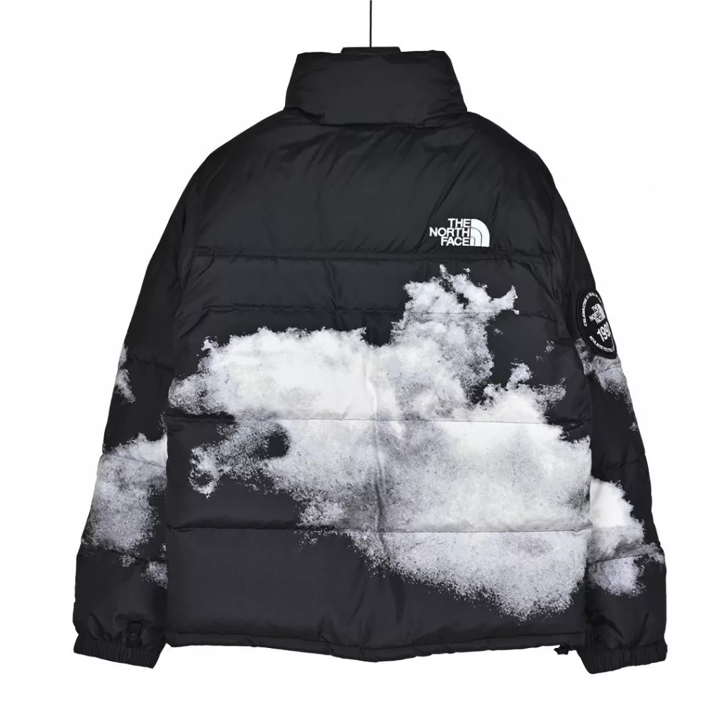 𝐓 𝐡 𝐞 𝐍 𝐨 𝐫 𝐭 𝐡 𝐅 𝐚 𝐜 𝐞 tie-dye printing logo1992 armbands 30 anniversary special down jacket