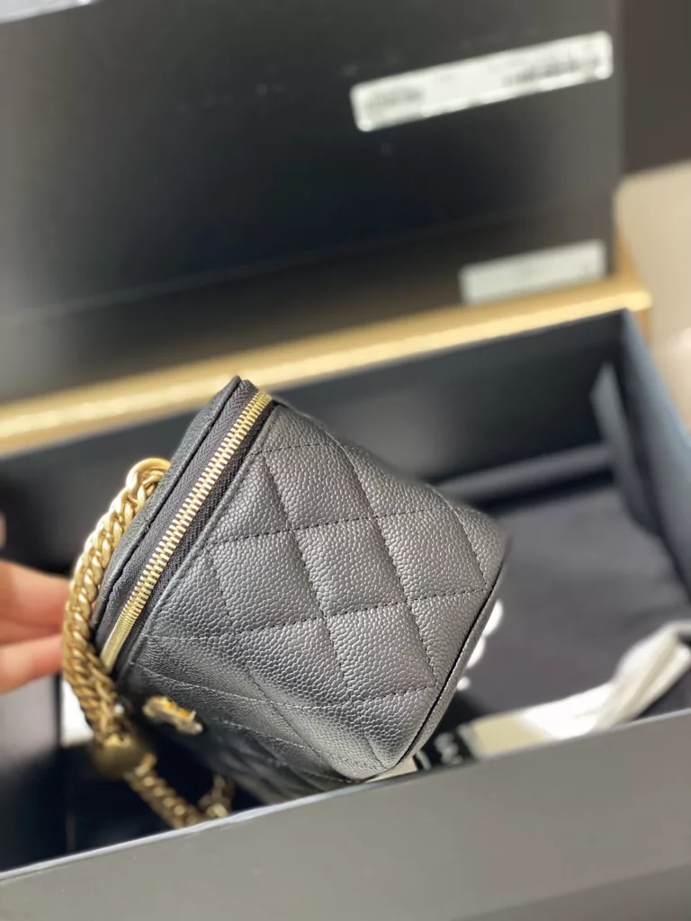 Chanel makeup bag