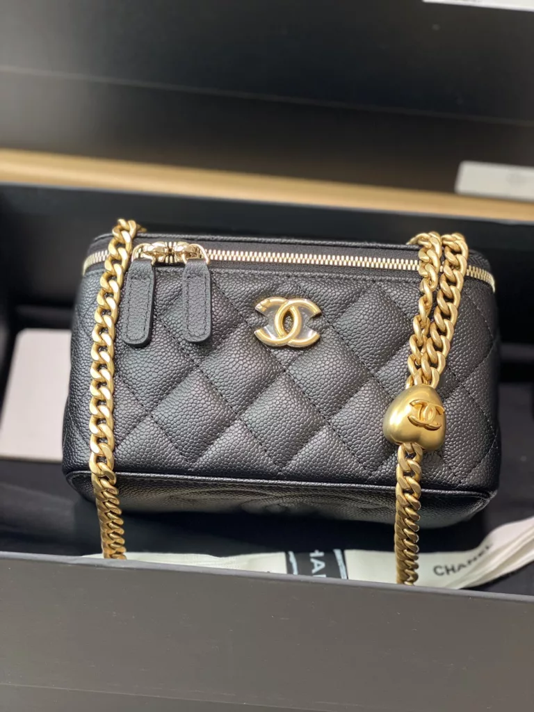 Chanel makeup bag