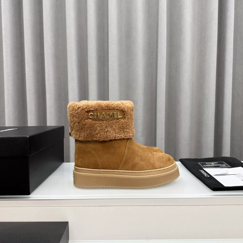 Chanel snow boots