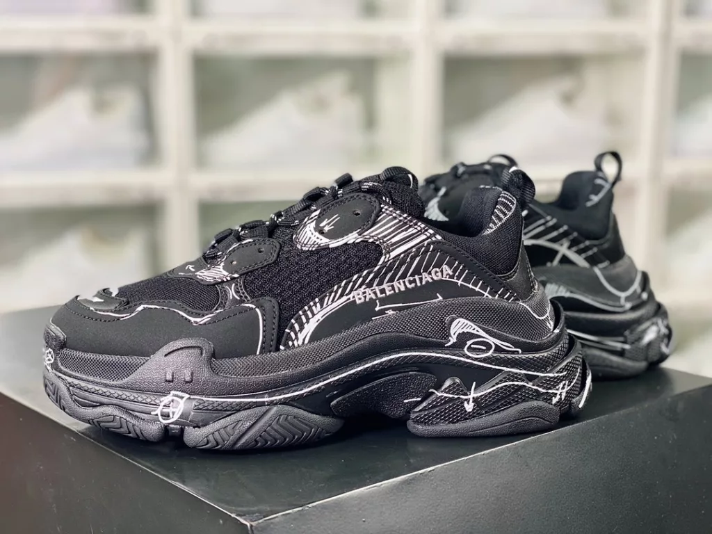 BALENCIAGA Triple S Clear Sole Sneaker 