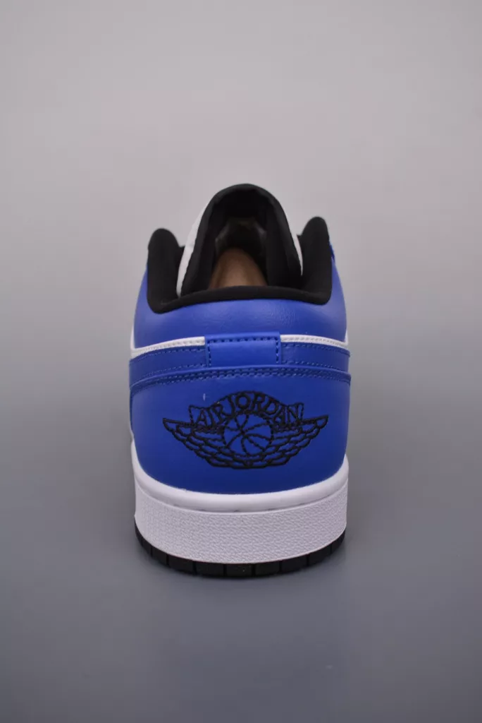 Air Jordan 1 Low White and Blue Lightning Shoes