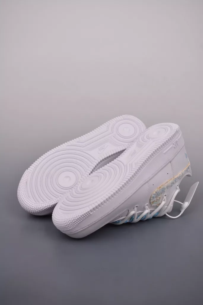 Nike Air Force 1 Low white and blue shoes