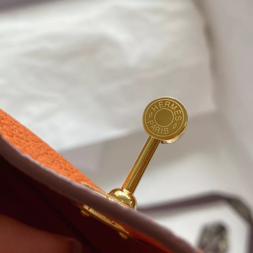 Hermes mini lindy Classic Orange