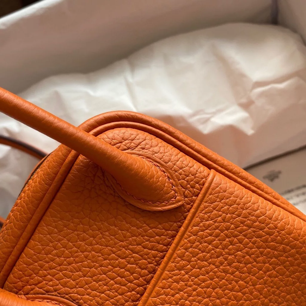 Hermes mini lindy Classic Orange