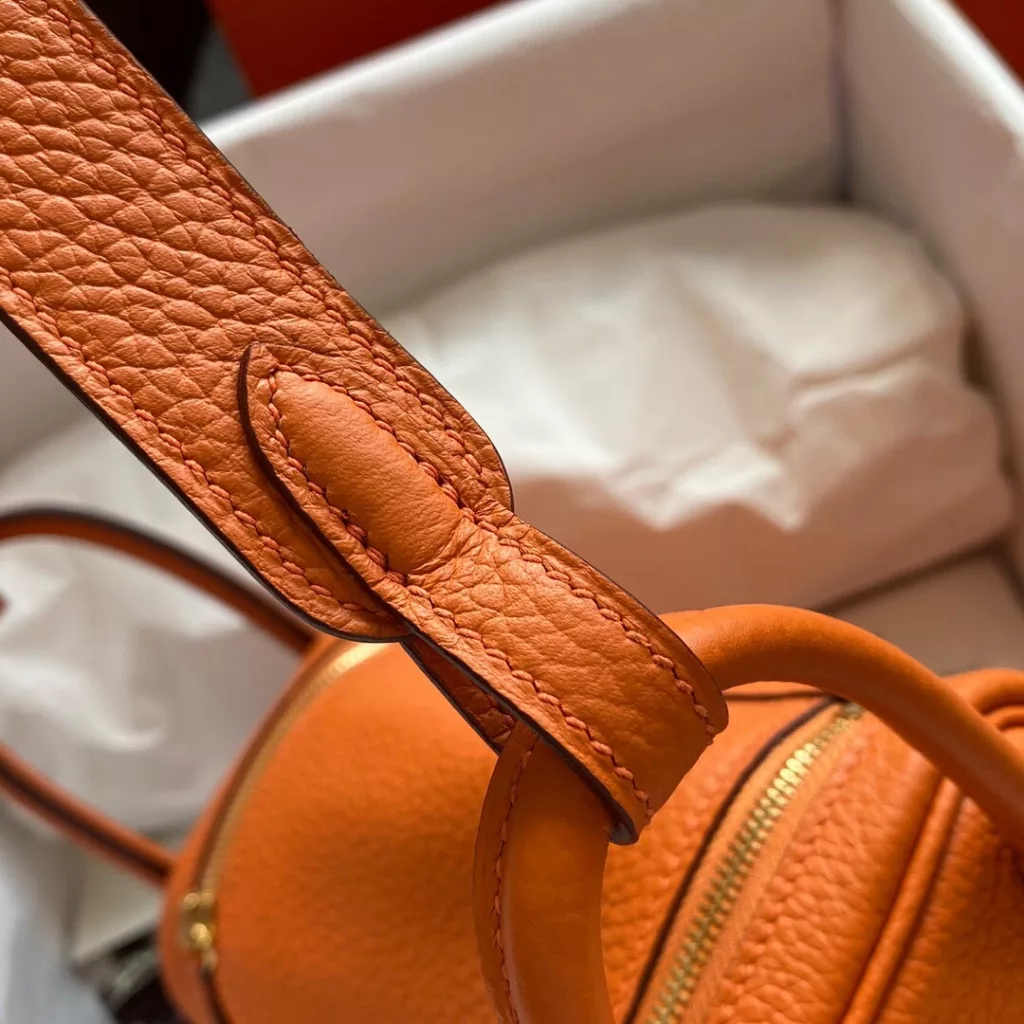 Hermes mini lindy Classic Orange