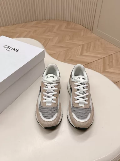 Celine 2025 new casual shoes and sports shoes A pair of shoes full of street style, continuing the classic design is very good This shoe has its own unique design, the leather upper is very easy to care for, it is slim and unique, it is light and comfortable to wear It is a must-have for all seasonsUpper cowhide meshInner breathable mesh lining Original foam outsole