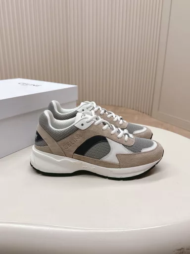 Celine 2025 new casual shoes and sports shoes A pair of shoes full of street style, continuing the classic design is very good This shoe has its own unique design, the leather upper is very easy to care for, it is slim and unique, it is light and comfortable to wear It is a must-have for all seasonsUpper cowhide meshInner breathable mesh lining Original foam outsole