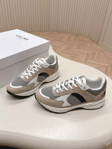 Celine 2025 new casual shoes and sports shoes A pair of shoes full of street style, continuing the classic design is very good This shoe has its own unique design, the leather upper is very easy to care for, it is slim and unique, it is light and comfortable to wear It is a must-have for all seasonsUpper cowhide meshInner breathable mesh lining Original foam outsole