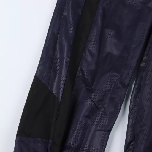 LOUIS VUITTON LV patchwork nylon jacquard suit sports trousersOriginal purchase, custom-made checkered technology nylon jacquard fabric, fine checkered jacquard fabric, fabric patchwork, custom-made accessories, fitted version