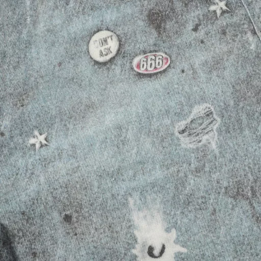 Supreme x HJR Trompe L'oeil Hooded Work Jacket Artist Collaboration Trompe l'oeil Graffiti Print Jeans