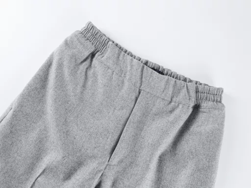 1v casual wool pants, grayFabric: Worsted high-quality wool single-sided cloth, 320 gramsLining: twill combed cotton lining, 100% cotton, 180 gramsCraftsmanship:Exclusive custom-woven and dyed high-proportion woolWorsted single-sided cloth, expensive! Double-sided composite technology (the front is 
