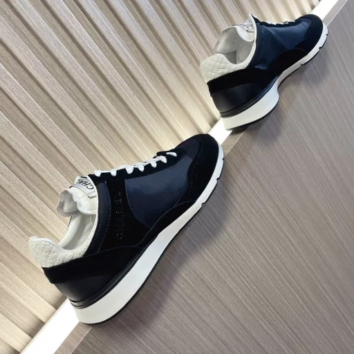 Chanel grandma black and white panda shoes, sneakers, sports shoes, Dexterity shoes, casual shoes~~Simple low-top, light and comfortable, genuine leather splicing style, creating a young and active sports atmosphere✔️✔️Sheep splicing upper, sneaker design light design, two-color sports outsole