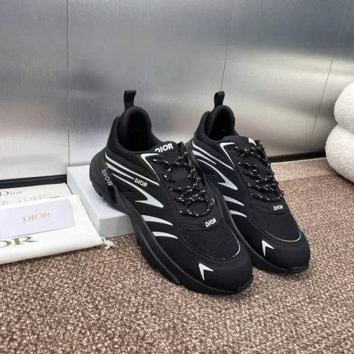 Dior 2024 Spring and Summer catwalk couple model B32 Iconic fashion modern sports dad shoes CD letter logo lace-up color-blocking thick-soled running shoes Star-style jelly-colored casual shoes Top high-end version on the marketMaterial: The upper is made of special craftsmanship with mesh fabric splicing silk cowhide + environmentally friendly breathable fabric lining + original molded Tpu combination outsole