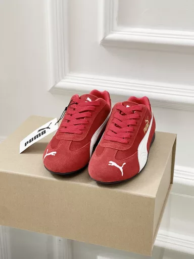 𝐏𝐮𝐦𝐚 designer brand sneakers!The retro Puma shoe style that was recommended by the blogger 🇰🇷 is back. It is unique and beautiful because it is suede + mesh material. It is cute whether you put it on or take it off.