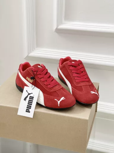 𝐏𝐮𝐦𝐚 designer brand sneakers!The retro Puma shoe style that was recommended by the blogger 🇰🇷 is back. It is unique and beautiful because it is suede + mesh material. It is cute whether you put it on or take it off.