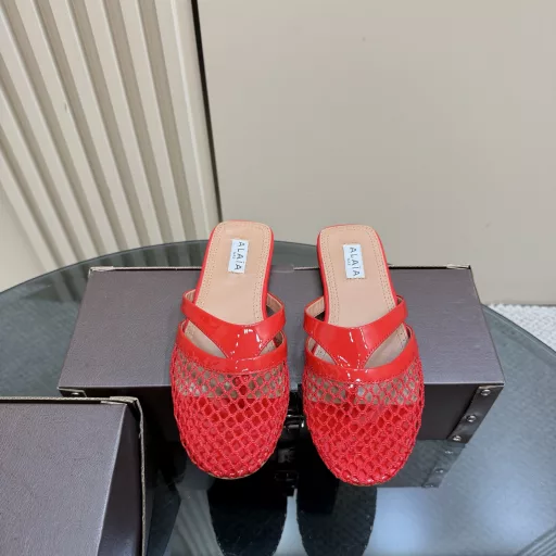 Alaia Fishnet Flip Flops Series New Products❤️Hot item, popular aesthetic nowadays. But it should be this year🔥, this brand will probably be gone after this year, so take advantage of the popularity and be fashionable