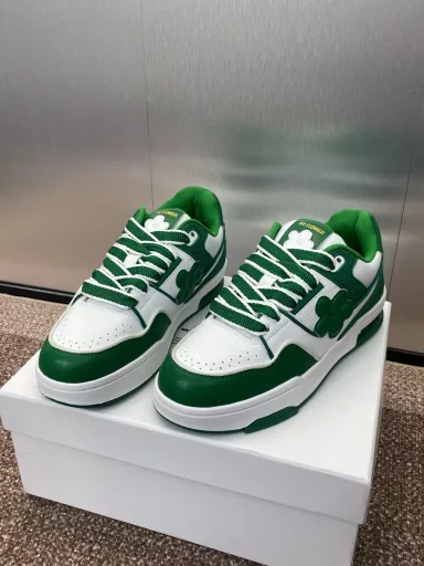WEFLOWER 2025 spring and summer high set series show new lace-up casual sports couple small white shoes star with letter logo thick bottom round head color skateboard women's shoesMaterial: Upper imported microfiber upper + environmentally friendly breathable mesh inner + original mold outsole