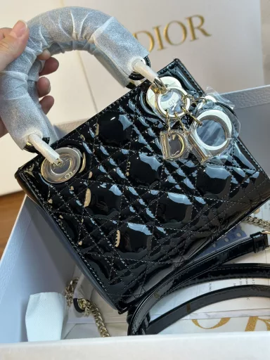 DIOR original Princess Di patent leather