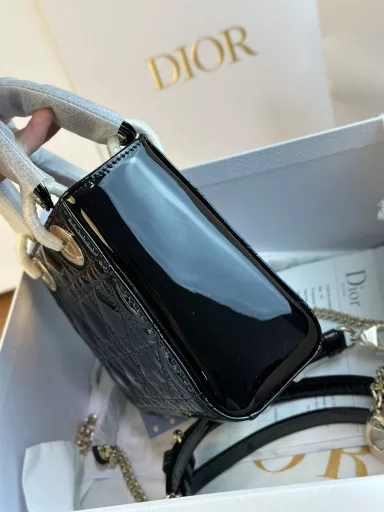 DIOR original Princess Di patent leather