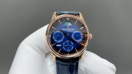 GR Factory 🌐 New Product After 3 years of research on the Jaeger-LeCoultre Master full-function perpetual calendar mechanical movement, the Jaeger-LeCoultre Master perpetual calendar automatic mechanical watch was reproduced. With the concept of not counting time and cost, the imported 9015 movement was used to restore the integrated machine complex function 868 movement. All functions are consistent with the official one! 1: Perpetual calendar function