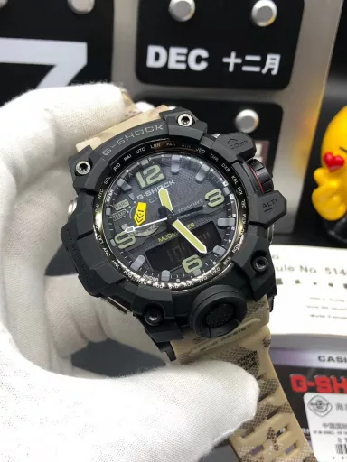 Original CASIO G-SHOCK GWG-1000 Little Mud King series multi-function dual display waterproof and mud-proof sports electronic watch, (the same ultimate silicone sports pointer electronic watch as in the movie 